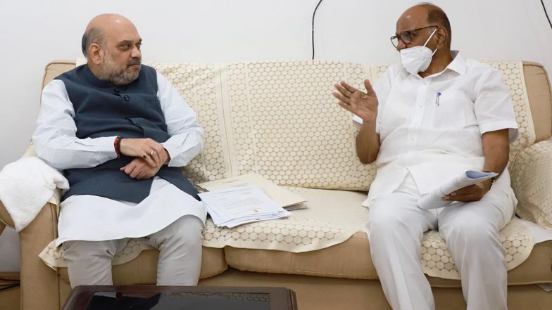 अमित शाह से मुलाकात पर लगाई जा रही अटकलों पर शरद पवार ने दी सफाई, कहा- आधिकारिक बैठक थी