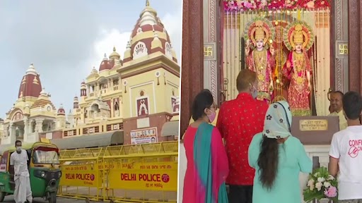 Janmashtami 2021: जन्माष्टमी के उपलक्ष्य पर दिल्ली के बिरला मंदिर में लोगों ने की पूजा, देखें तस्वीरें
