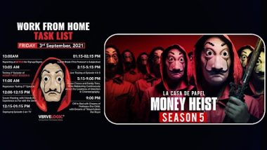 जयपुर की एक कंपनी अपने कर्मचारियों को Netflix का सबसे पॉपुलर शो Money Heist 5 देखने के लिए दे रही है एक दिन की छुट्टी, लेटर हुआ वायरल