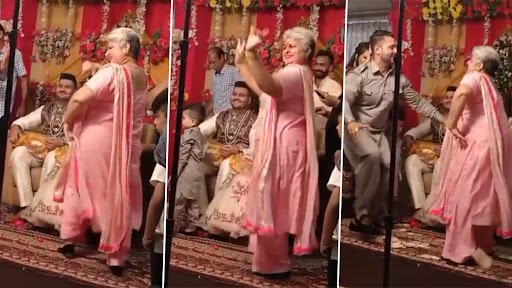 Viral Video: दूल्हे की मां ने अपने जोशीले डांस से हिलाया स्टेज, इंटरनेट पर वायरल हुआ वीडियो