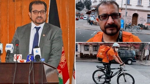 अफगानिस्तान के पूर्व मंत्री Syed Ahmed Shah Sadat जर्मनी में कर रहे पिज्जा डिलीवरी बॉय का जॉब