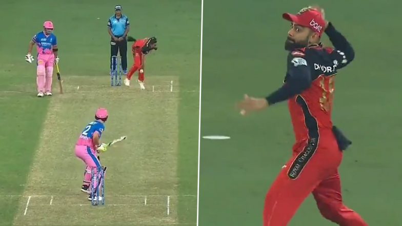 IPL 2021, RCB vs RR: विराट कोहली ने हवा में छलांग लगाकर की जबरजस्त फील्डिंग, वीडियो देखकर आप भी हो जाएंगे आश्चर्यचकित