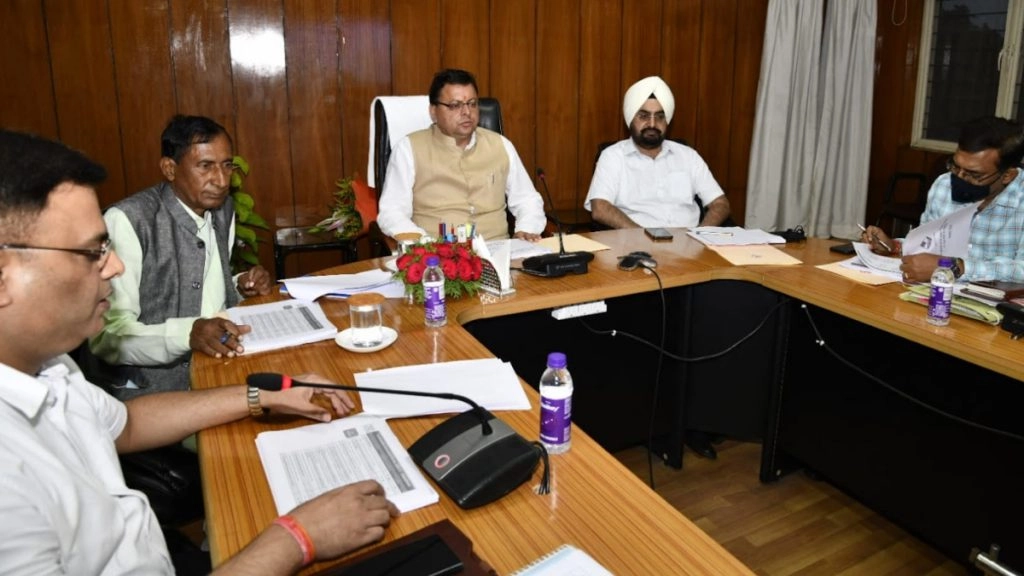 पुष्कर सिंह धामी ने पेयजल योजनाओं की टेंडर प्रक्रिया 15 नवंबर तक पूरी करने के दिए निर्देश