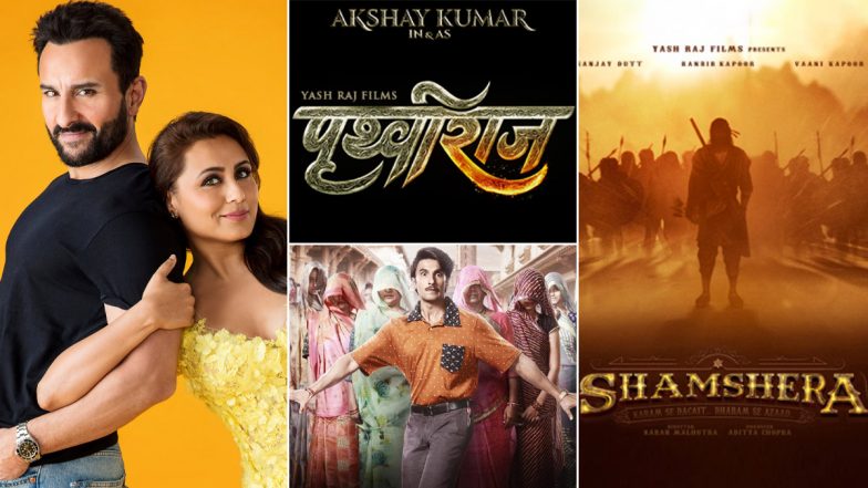 YRF ने अपनी चार फिल्मों 'बंटी और बबली 2', 'पृथ्वीराज', 'जयेशभाई जोरदार', 'शमशेरा' की रिलीज डेट का किया ऐलान