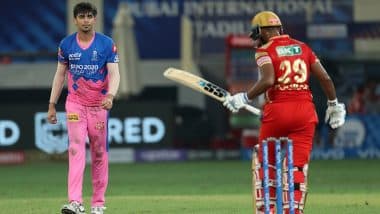 IPL 2021, PBKS vs RR: राजस्थान रॉयल्स ने पंजाब किंग्स ने को 2 रनों से हराया, कार्तिक त्यागी ने आखिरी ओवर में बदला मैच का रूख