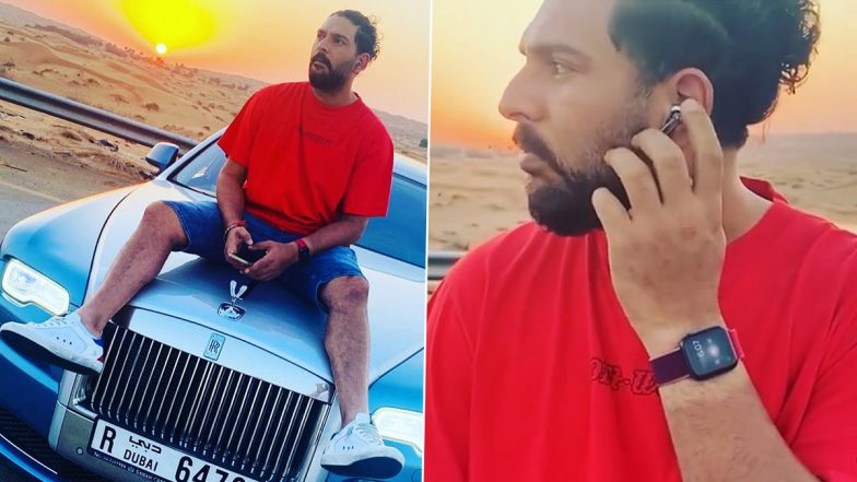 Rolls-Royce की बोनट पर गानें का आनंद लेते नजर आए Yuvraj Singh, देखें वीडियो और तस्वीरें