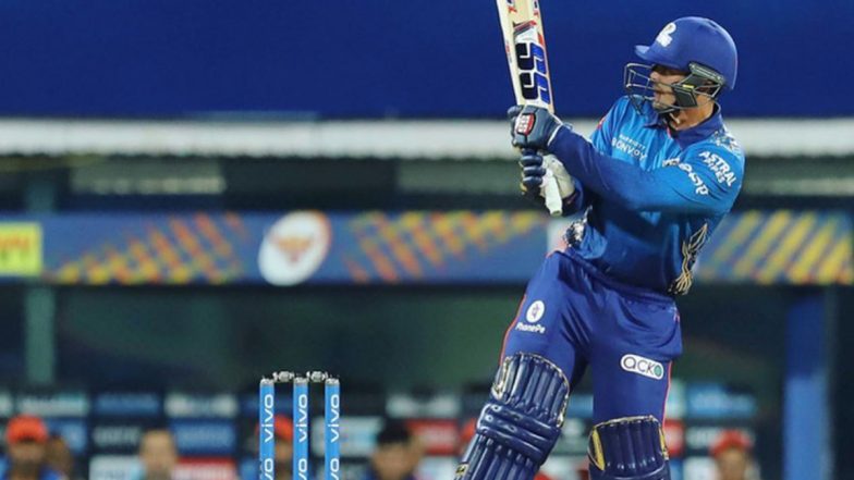 IPL 2021 MI vs KKR: अबू धाबी में Quinton de Kock का जलवा, जड़ा आईपीएल करियर का 16वां अर्धशतक