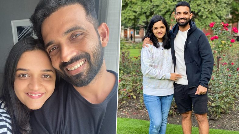 शादी की सालगिरह पर क्रिकेटर Ajinkya Rahane ने अपनी पत्नी के साथ सोशल मीडिया पर शेयर किया बेहद ही खूबसूरत तस्वीर, लिखा दिल को छू लेने वाला मैसेज