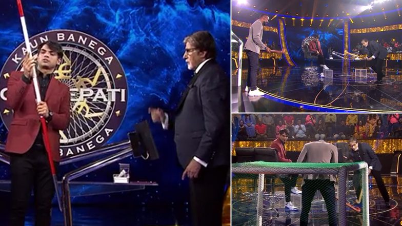 KBC 13: गोलकीपर PR Sreejesh के सामने अमिताभ बच्चन ने आजमाया हॉकी में हाथ, Funny Video जीत लेगा दिल