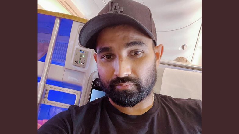 IPL 2021 के लिए दुबई रवाना हुए मोहम्मद शमी, तस्वीर शेयर कर कहा...
