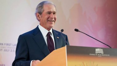 अमेरिका के पूर्व राष्ट्रपति George W Bush ने आतंकी हमलों में जान गंवाने वालों को श्रद्धांजलि दी