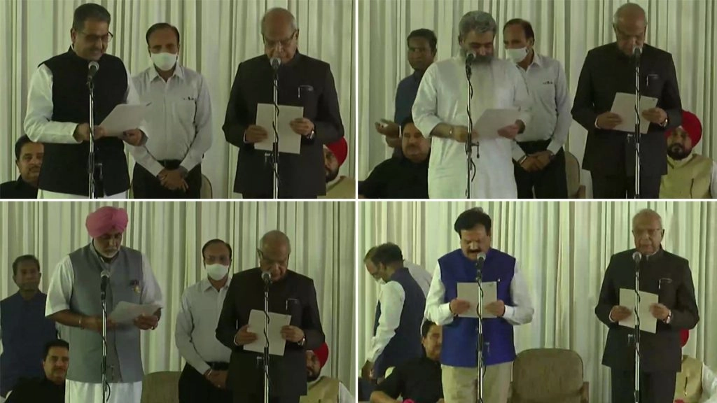 सीएम चरणजीत सिंह चन्नी के नए कैबिनेट का विस्तार, विधायक विजयिंदर सिंगला, भारत भूषण आशु समेत इन नेताओं को मंत्रिमंडल में मिली जगह 