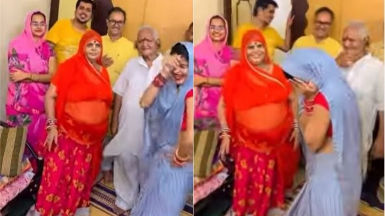 Bhabhi Dance Video: फैमिली वालों के सामने मारवाड़ी भाभी ने लगाए जबरदस्त ठुमके, वायरल वीडियो देख आप भी हो जाएंगे फैन