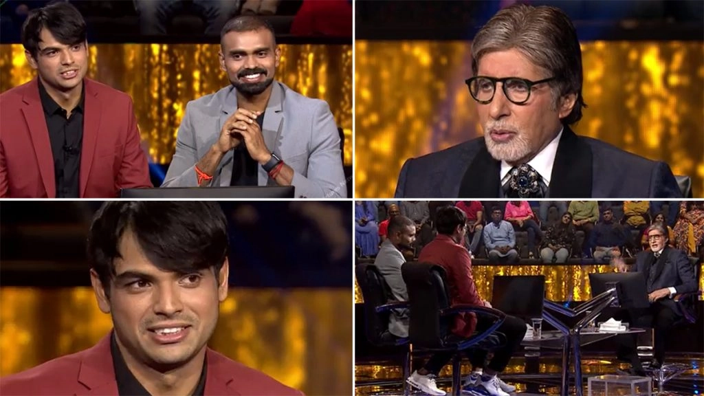 केबीसी 13 में नीरज चोपड़ा ने बिग बी सिखाया हरियाणवी पाठ 