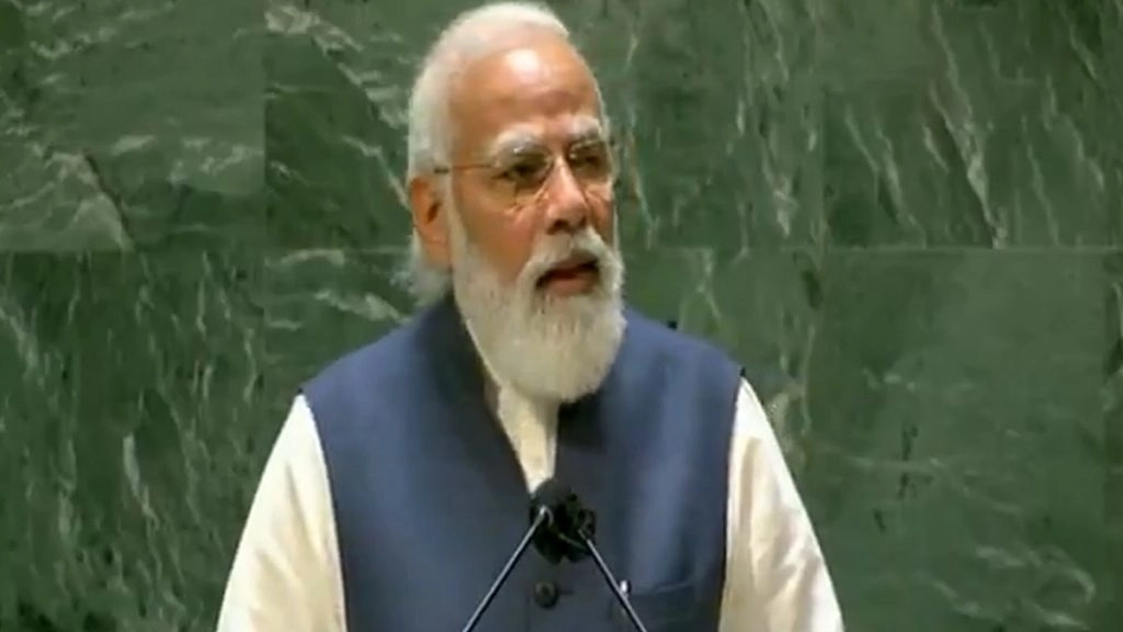 पीएम मोदी ने UN महासभा में अपने संबोधन में बताया, लोकतंत्र ने कैसे एक चाय वाले को बनाया प्रधानमंत्री