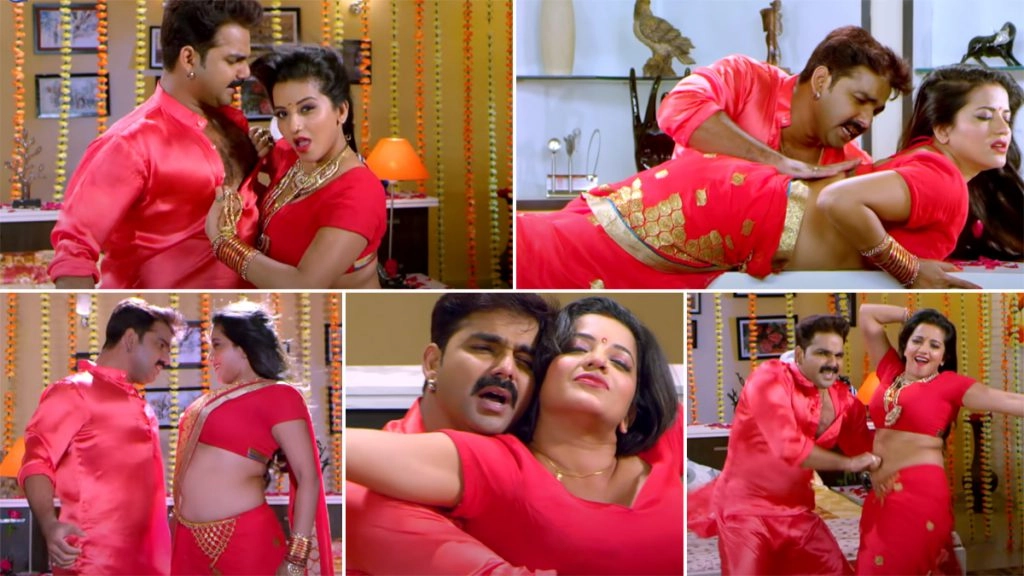 मोनालिसा और पवन सिंह का रोमांटिक गाना है बेहद ही बोल्ड 