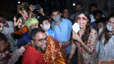 दुखहर्ता भगवान गणेश के स्वागत की तैयारियों में जुटी Shilpa Shetty, लालबाग पहुंची मूर्ति लेने (Photos)