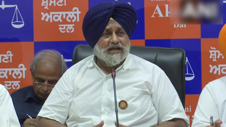 Punjab: SAD के अध्यक्ष सुखबीर सिंह बादल ने पंजाब सरकार (AAP) पर 5 महीने में सबसे बडे घोटाले का लगाया आरोप