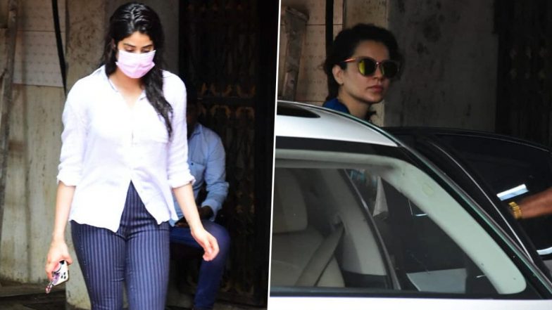 Janhvi Kapoor और Kangana Ranaut ने जिम के बाहर दिखाया टशन, स्टाइलिश अंदाज़ में आई नजर