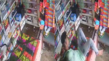 मध्य प्रदेश: दुकान में बैठे लड़के पर ऊपर से आ गिरा किंग कोबरा, Viral Video में देखें कैसे सांप और चूहे की दौड़ में बाल-बाल बची उसकी जान