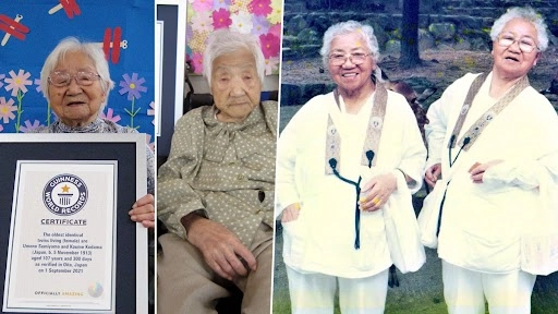 जापान की जुड़वा बहनों ने 107 साल की उम्र में बनाया गिनीज वर्ल्ड रिकॉर्ड, बनी दुनिया की सबसे बुजुर्ग ट्विन सिस्टर्स