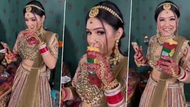 Viral Video: भूखी दुल्हन का शादी से पहले पिज्जा मैकपफ खाने का क्लिप वायरल, वीडियो देख आ जाएगी हंसी