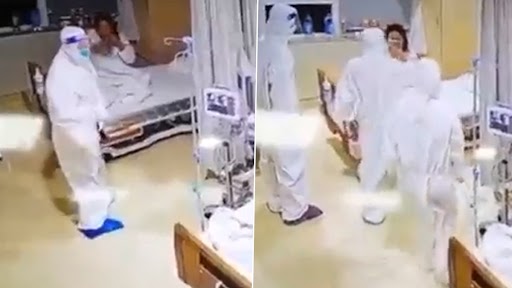 Funny Video: पीपीई किट पहने अस्पताल कर्मचारी को भूत समझकर जोर से चीखी महिला, उसके बाद जो हुआ...देखें वीडियो