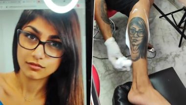 Mia Khalifa Tattoo: फैन ने अपने पैर पर बनवाया मिया खलीफा के चेहरे का टैटू, एक्स पोर्न स्टार ने दिया ये रिएक्शन