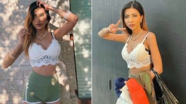 Sakshi Chopra Hot Photos: साक्षी चोपड़ा ने व्हाईट टॉप में शेयर की हॉट तस्वीरें, फोटो देख छूट जाएंगे पसीने
