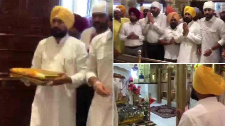 Charanjit Singh Channi: पंजाब के नए मुख्यमंत्री चरणजीत सिंह चन्नी ने रूपनगर के गुरुद्वारा श्री कटलगढ़ साहिब में अरदास की