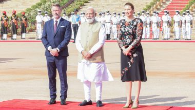 PM Narendra Modi ने डेनमार्क की PM Mette Frederickson से मुलाकात की