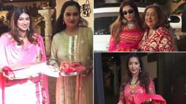 Karwa Chauth 2021: अभिनेत्री पद्मिनी कोल्हापुरे समेत इन फिल्मी सितारों ने करवा चौथ सेलिब्रेशन में शामिल होने के लिए अनिल कपूर के घर पहुंची- देखें तस्वीर