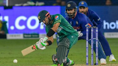 AUS vs PAK, ICC T20 World Cup 2021: मोहम्मद रिजवान-फखर जमान के अर्धशतक से पाकिस्तान के चार विकेट पर 176 रन