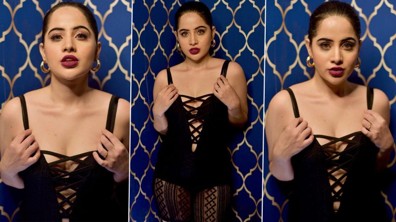 Urfi Javed Hot Photos: उर्फी जावेद ने पहनी ब्लैक कलर की ऐसी ड्रेस, आंखों पर यकीन कर पाना हुआ मुश्किल