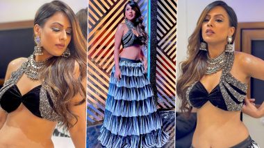 एक्ट्रेस Nia Sharma  ने नवरात्रि स्पेशल ऑउटफिट में दिखाया बोल्ड अवतार