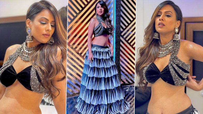 एक्ट्रेस Nia Sharma  ने नवरात्रि स्पेशल ऑउटफिट में दिखाया बोल्ड अवतार