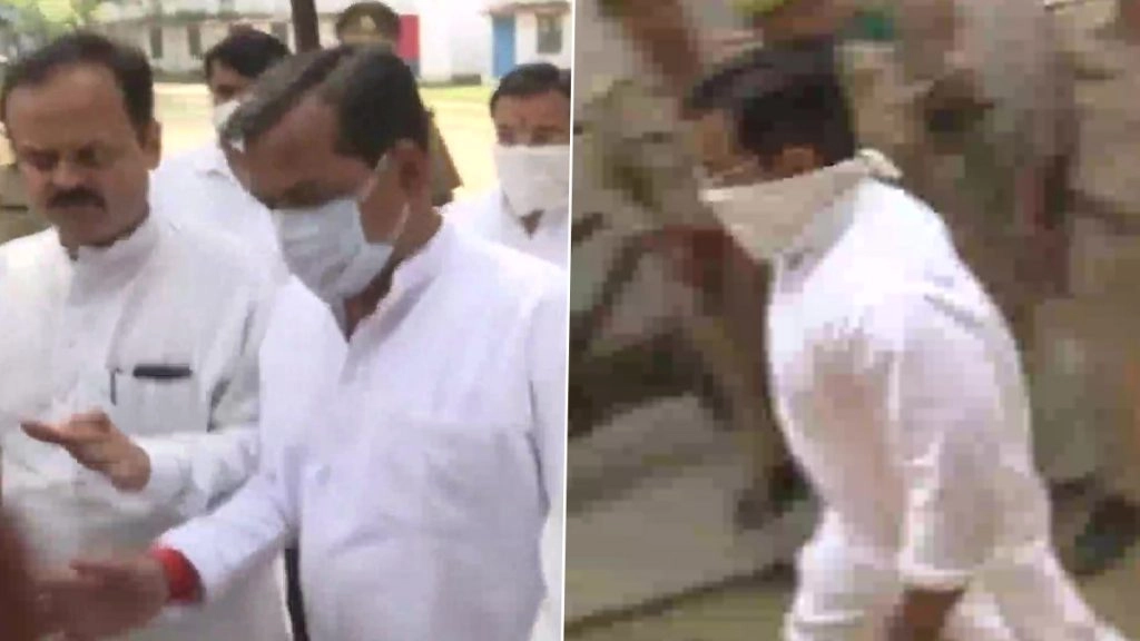 लखीमपुर खेरी हिंसा मामले में पुलिस के समक्ष पेश हुए आशीष मिश्रा, पूछताछ जारी