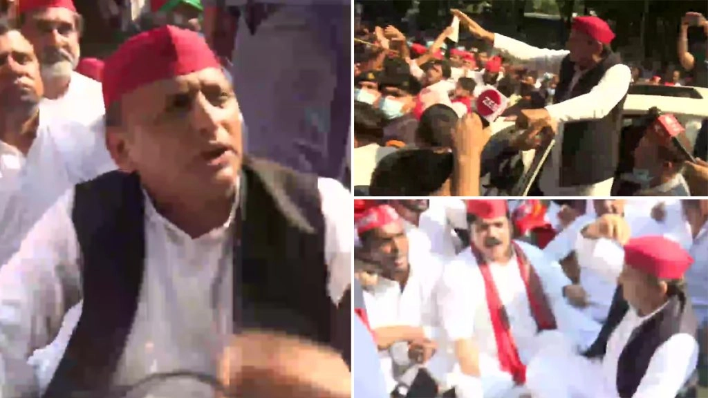 Lakhimpur Kheri Violence: प्रियंका गांधी के बाद हिरासत में लिए गए अखिलेश यादव 