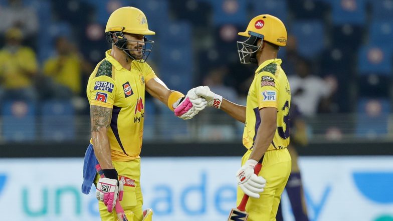 IPL 2021 Final, CSK vs KKR: फाफ डुप्लेसी और मोईन अली ने खेली तूफानी पारी, सीएसके ने केकेआर को जीत के लिए दिया 193 रनों का लक्ष्य
