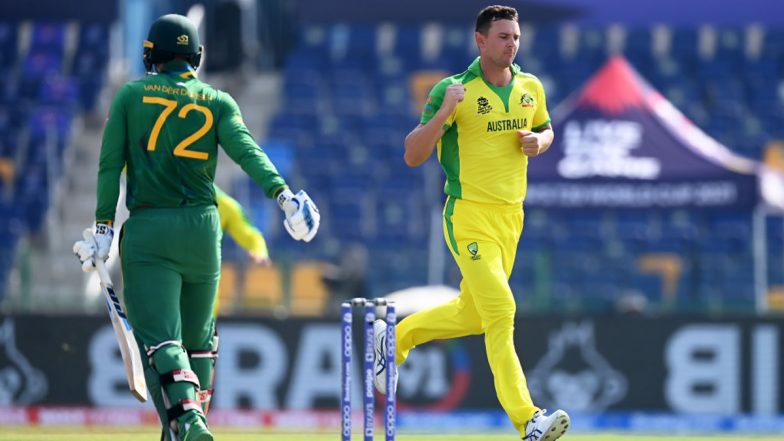 ICC T20 World Cup 2021 AUS vs SA: दक्षिण अफ्रीका को लगा दूसरा झटका, रासी हुए आउट