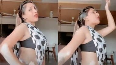 Bhabhi Hot Dance In Saree: कमर मटका कर साड़ी में भाभी ने किया ऐसा डांस, वायरल वीडियो देख उड़े लोगों के होश