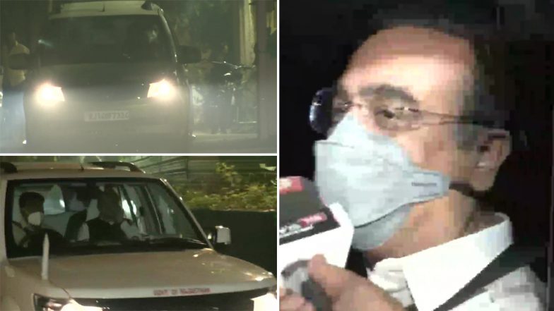 दिल्ली: राजस्थान के सीएम अशोक गहलोत बैठक के बाद राहुल गांधी के आवस से निकले