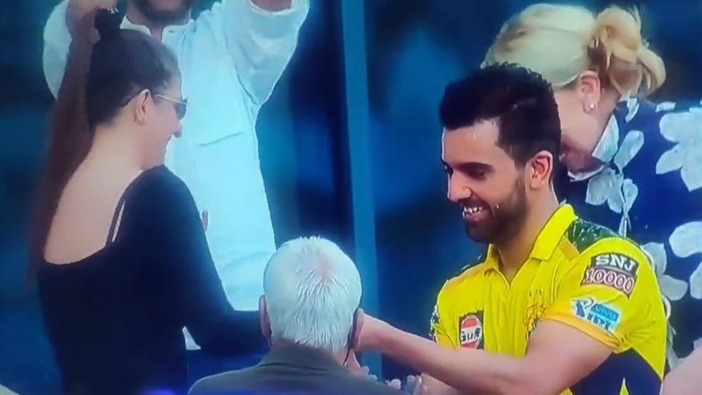 Deepak Chahar Proposed Girlfriend: दीपक चाहर ने अपनी गर्लफ्रेंड जया भारद्वाज को फिल्मी अंदाज में किया प्रपोज, देखें वीडियो