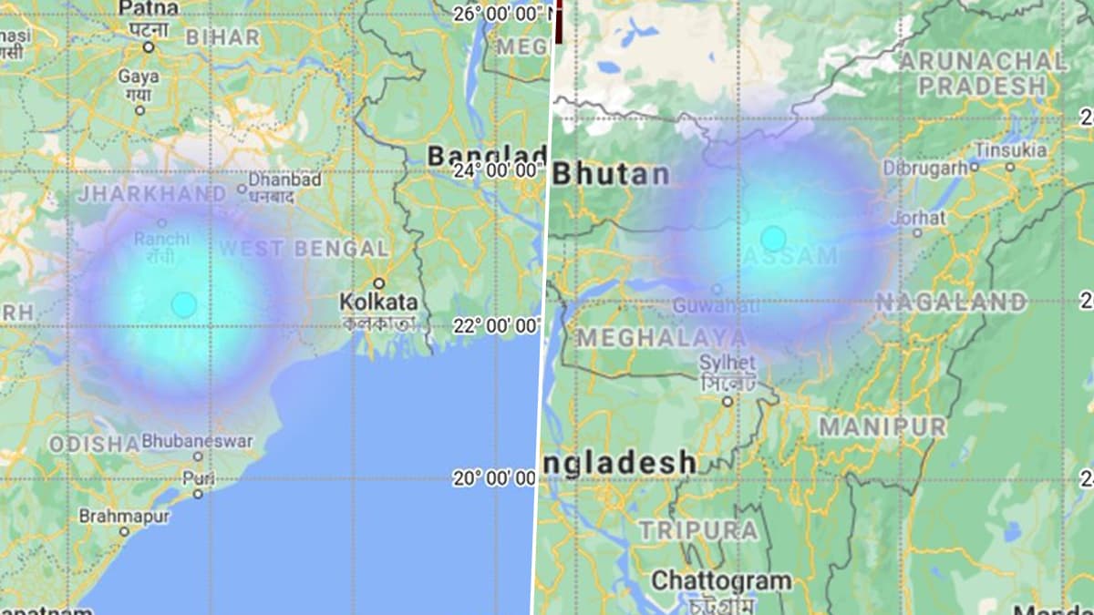 Earthquake in Jharkhand, Assam: 18 मिनट के अंदर दो राज्यों में भूकंप से कांपी धरती, जानमाल के नुकसान की खबर नहीं