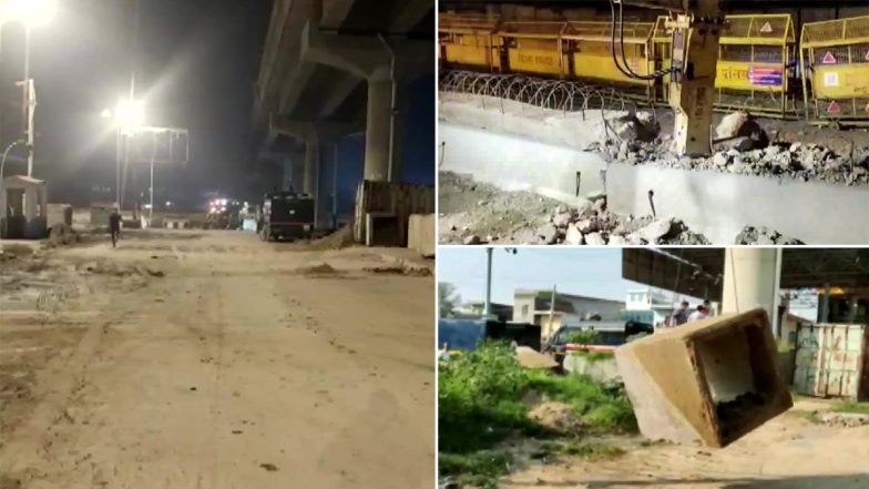 Delhi: 10 महीने से बंद टिकरी बॉर्डर की खुलेंगी सड़कें, पुलिस बैरिकेड्स, कंक्रीट दीवार हटाने में जुटी