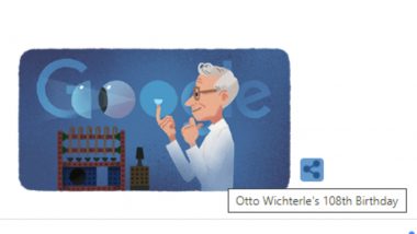 Otto Wichterle's 108th Birthday Google Doodle: ओटो विख्तर्ले की 108वीं जयंती पर गूगल ने ख़ास डूडल बनाकर किया याद