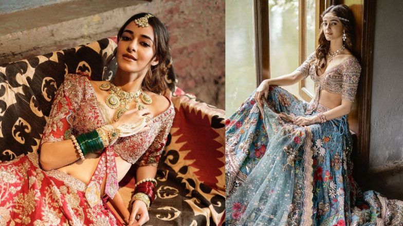 Ananya Panday Photos: दुल्हन की तरह सजी अनन्या पांडे की तस्वीरें उड़ा देगी होश, खूबसूरती है कमाल की