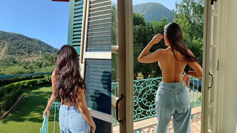 Esha Gupta Topless Photos: ईशा गुप्ता टॉपलेस होकर बालकनी में हुई खड़ी, खुले में दिए हॉट पोज