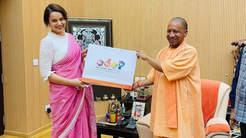 उत्तर प्रदेश के मुख्यमंत्री Yogi Adityanath से मिली Kangana Ranaut, सरकार ने उन्हें बनाया ODOP योजना का ब्रांड एंबेसडर