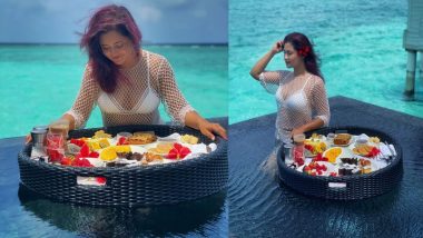Rashmi Desai Bikini Photos: मालदीव में वाईट बिकिनी पहनकर वेकेशन एन्जॉय करती दिखी रश्मि देसाई